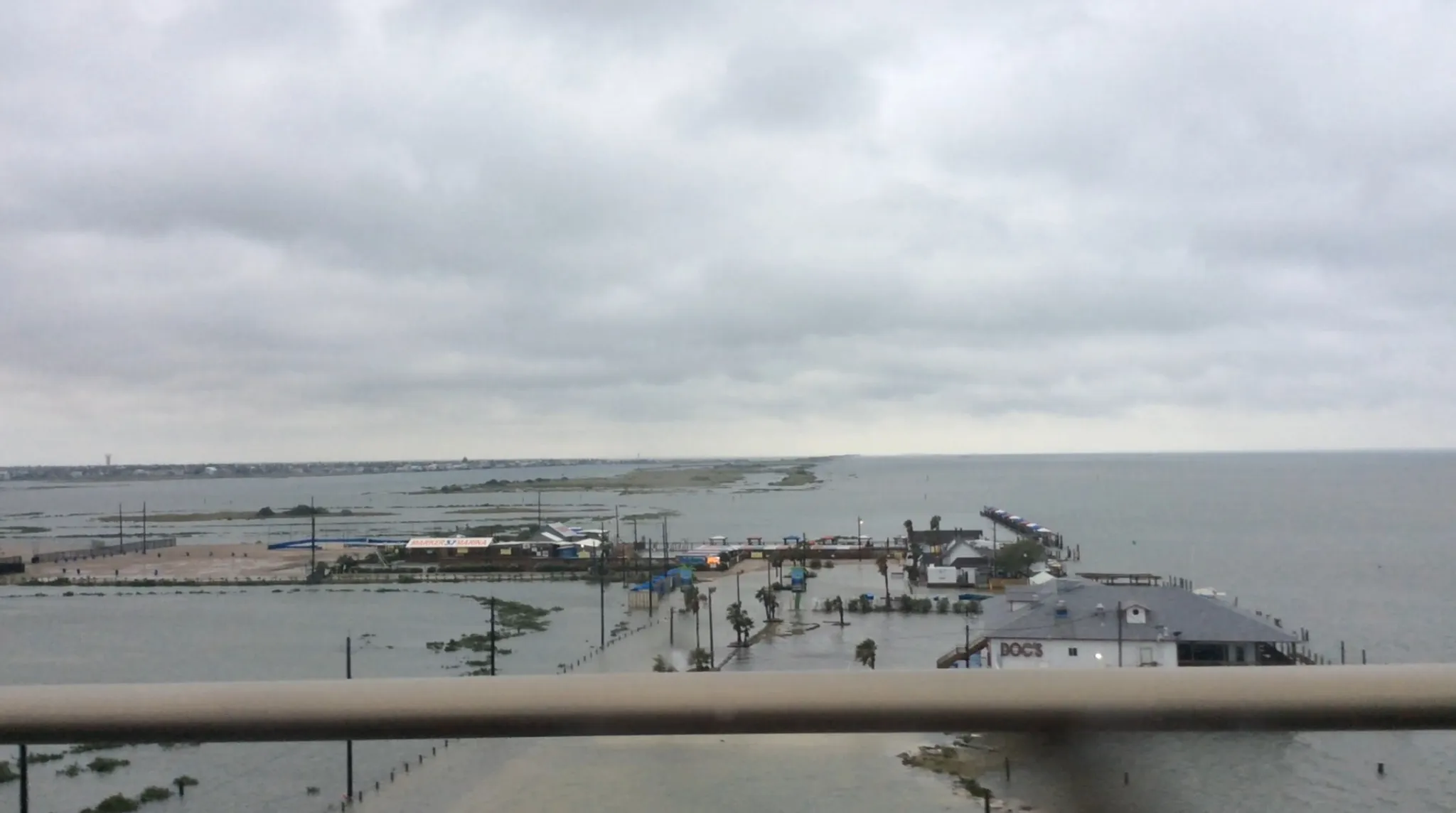 Coastal flooding from Tropical Storm Beta